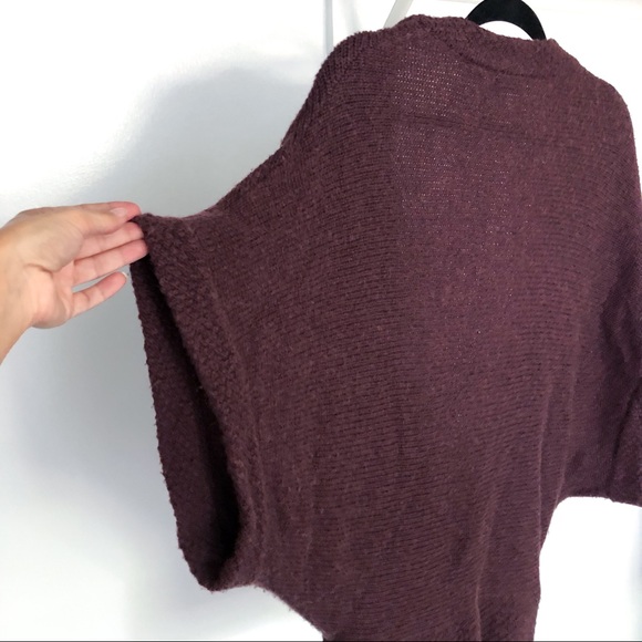 Tocca plum dolman sleeve cardigan sweater - Picture 4 of 8